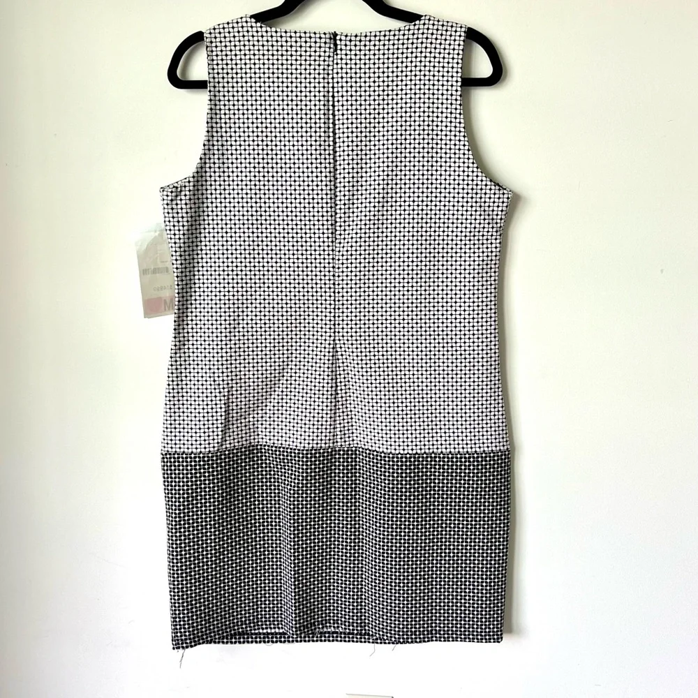 NWT Vintage TALK OF THE WALK Sleeveless Contrast Shift Day Dress—SZ. Medium - Picture 15 of 15